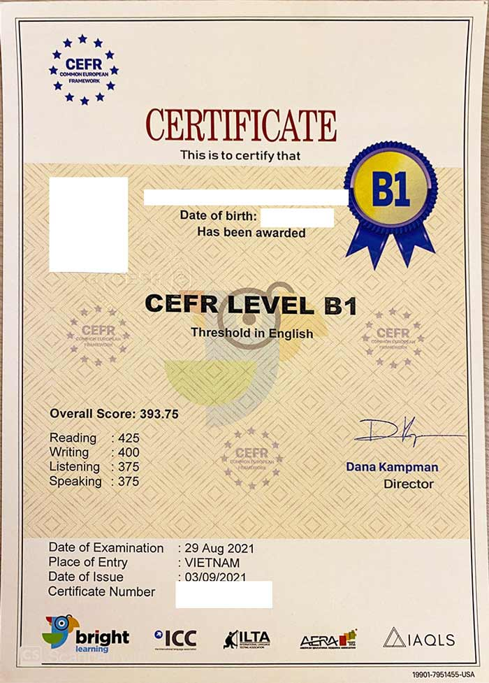 B1 là chứng chỉ tiếng Anh uy tín được công nhận, sử dụng rộng rãi tại Việt Nam 
