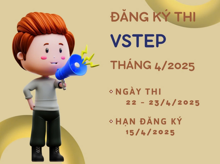 Thông báo của trường về thời gian thi tiếng Anh B1 USSH mới nhất