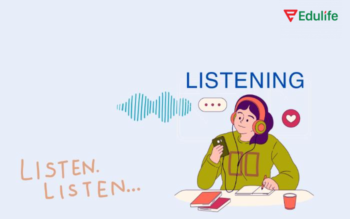 Thí sinh thực hiện nghe hiểu và làm bài trong 40 phút