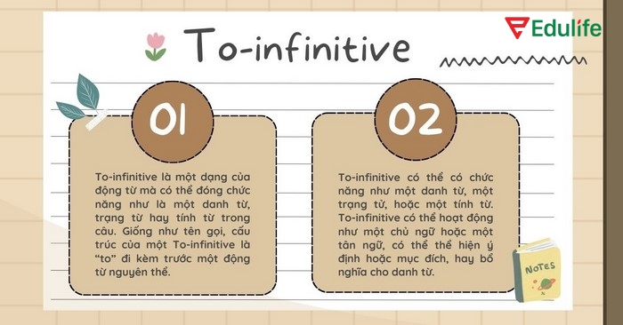 Cấu trúc động từ nguyên mẫu To‑infinitive có thể giữ nhiều vai trò, ý nghĩa trong câu