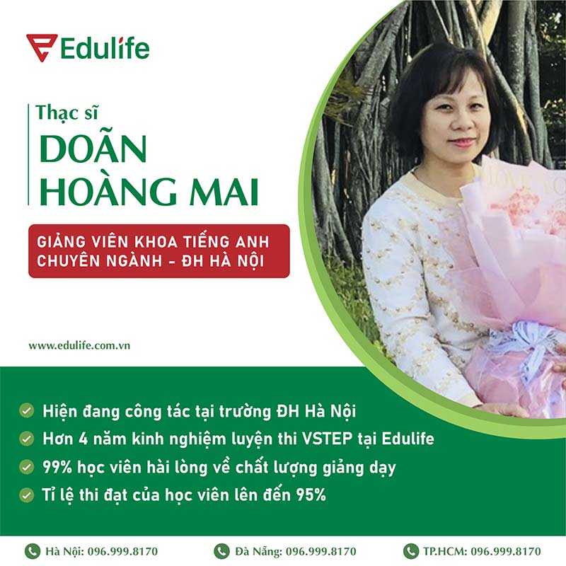 Giáo viên Cô Doãn Hoàng Mai