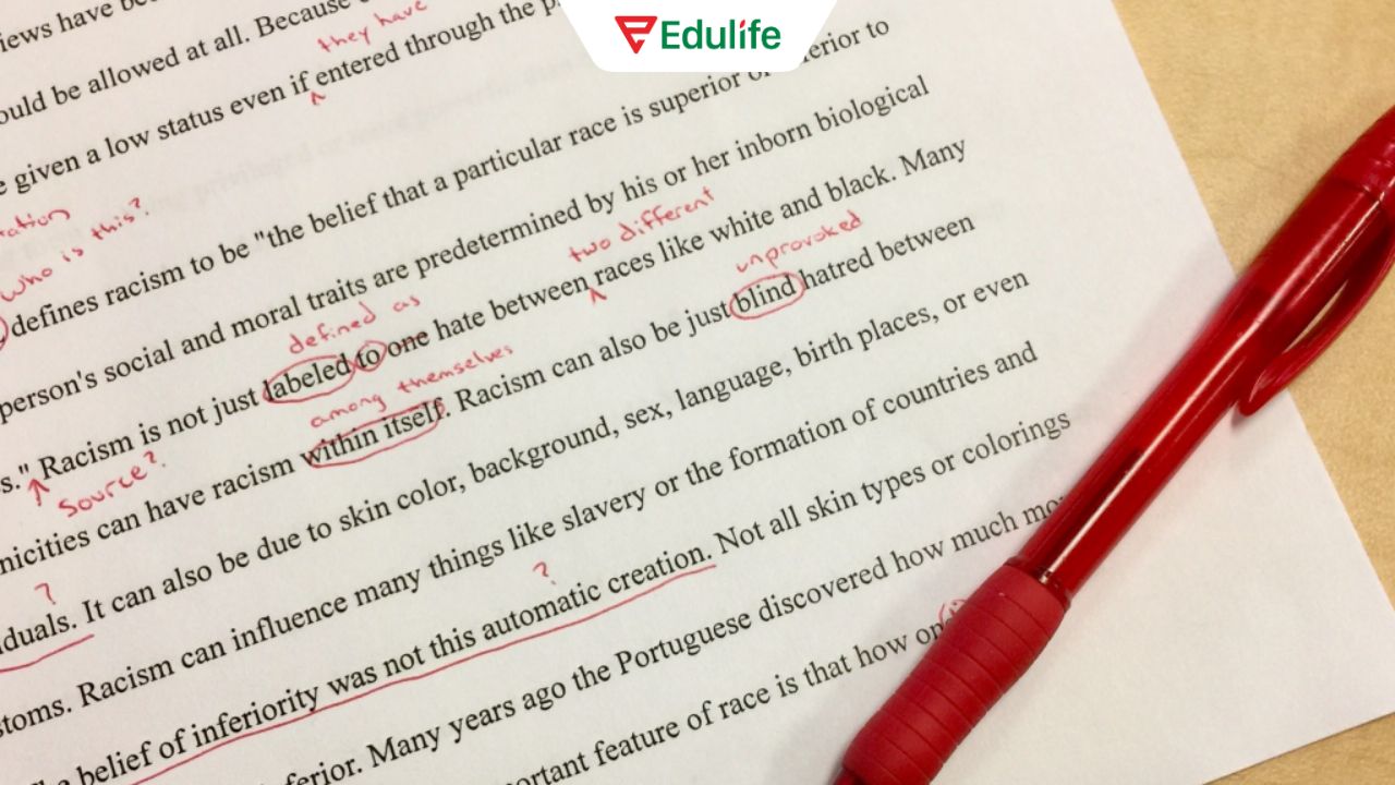 Khoanh vùng từ vựng mới và ghi chú các lỗi sai thường gặp để rút kinh nghiệm