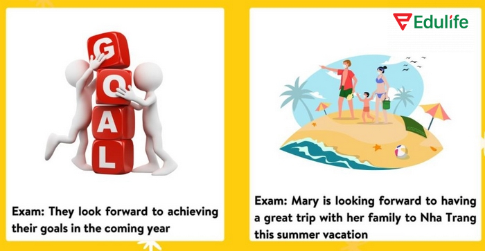 Look forward to + V-ing được sử dụng trong giao tiếp, văn bản cần sự trang trọng, lịch sự hơn