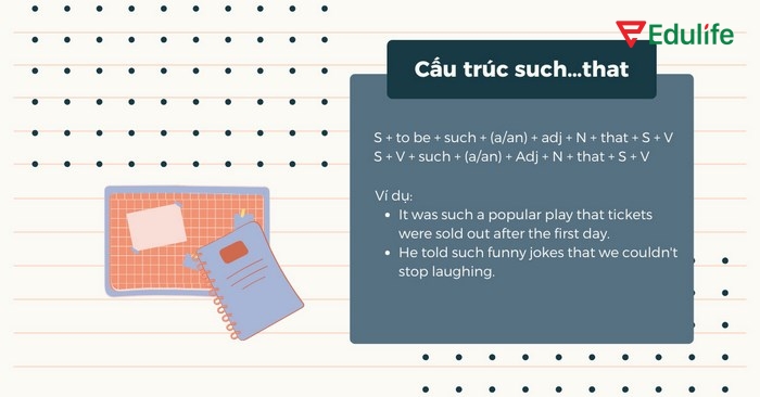 Mệnh đề chỉ kết quả cấu trúc such that dùng để nhấn mạnh về chất lượng hoặc bản chất, luôn đứng trước danh từ