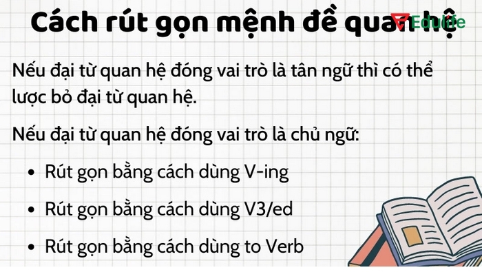 Bạn cần hiểu rõ trường hợp cần rút gọn mệnh đề quan hệ có dấu phẩy vì không phải mọi trường hợp đều có thể thực hiện