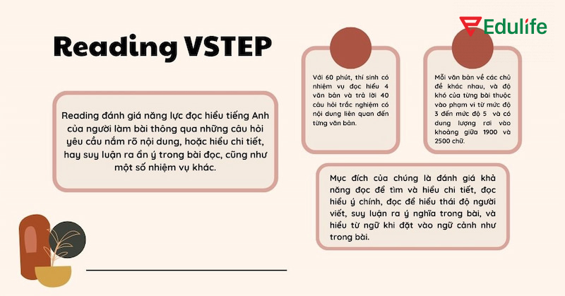 Cấu trúc & mục tiêu của phần thi Reading Vstep