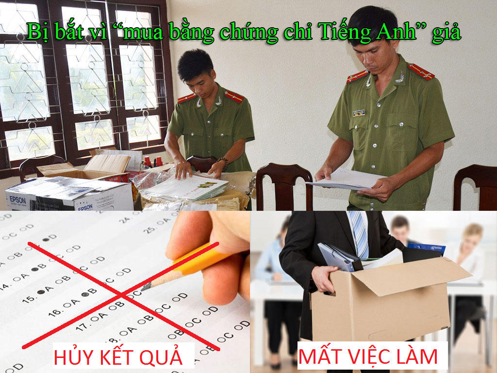 chứng chỉ tiếng anh a2 giả