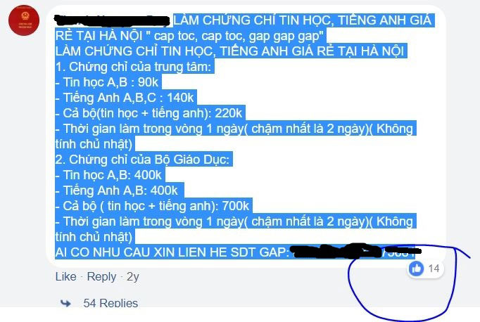 làm bằng tiếng anh B1