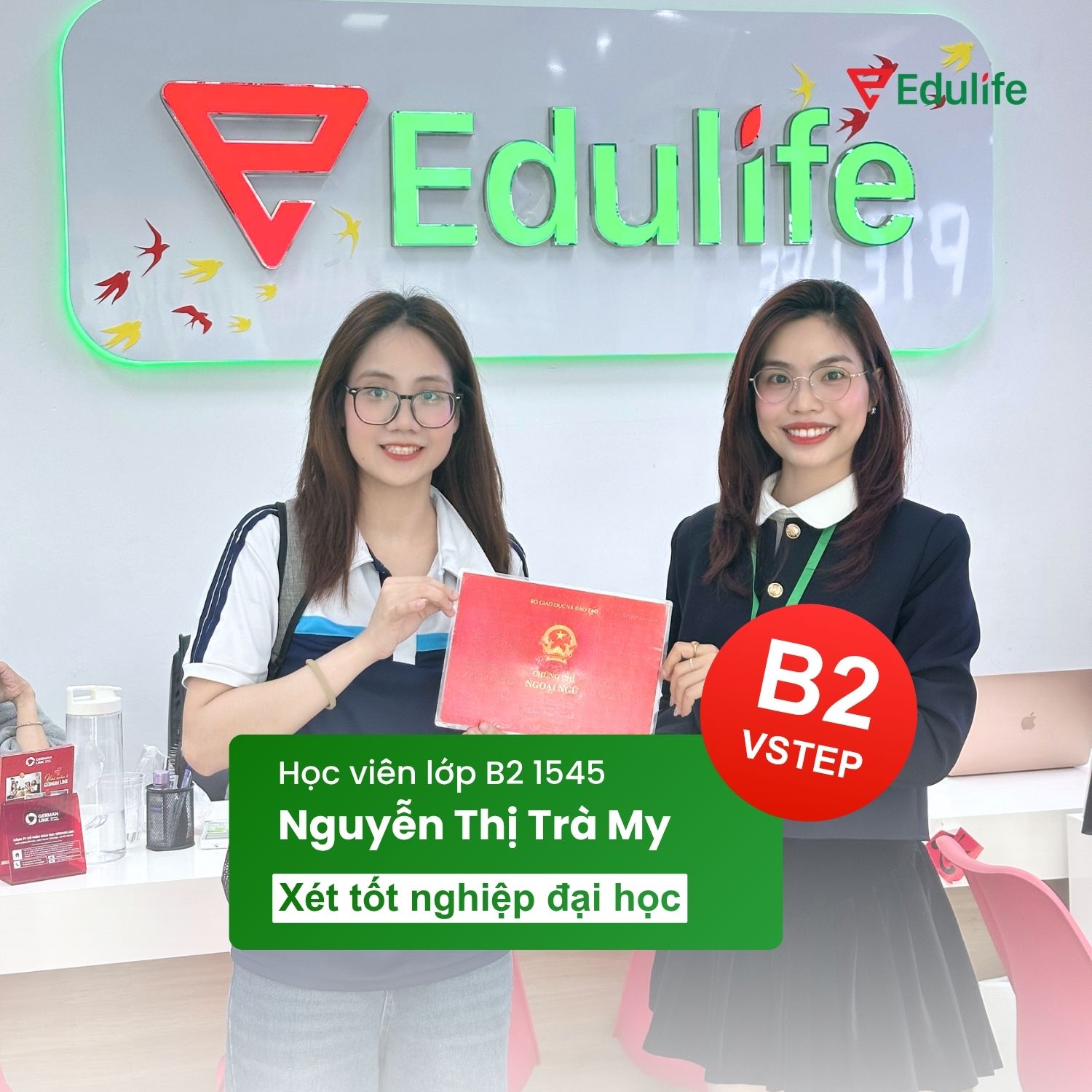 Học viên lớp VSTEP Nguyễn Thị Trà My