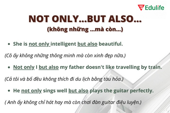 Ví dụ minh họa dùng Not only… but also 1
