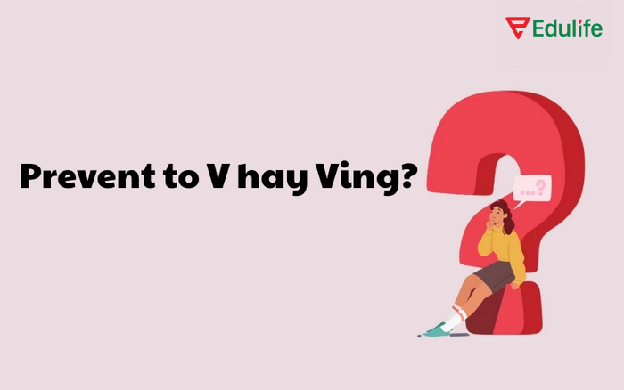 Cấu trúc Prevent/stop sb from V-ing rất thông dụng trong cả học thuật và giao tiếp đời sống