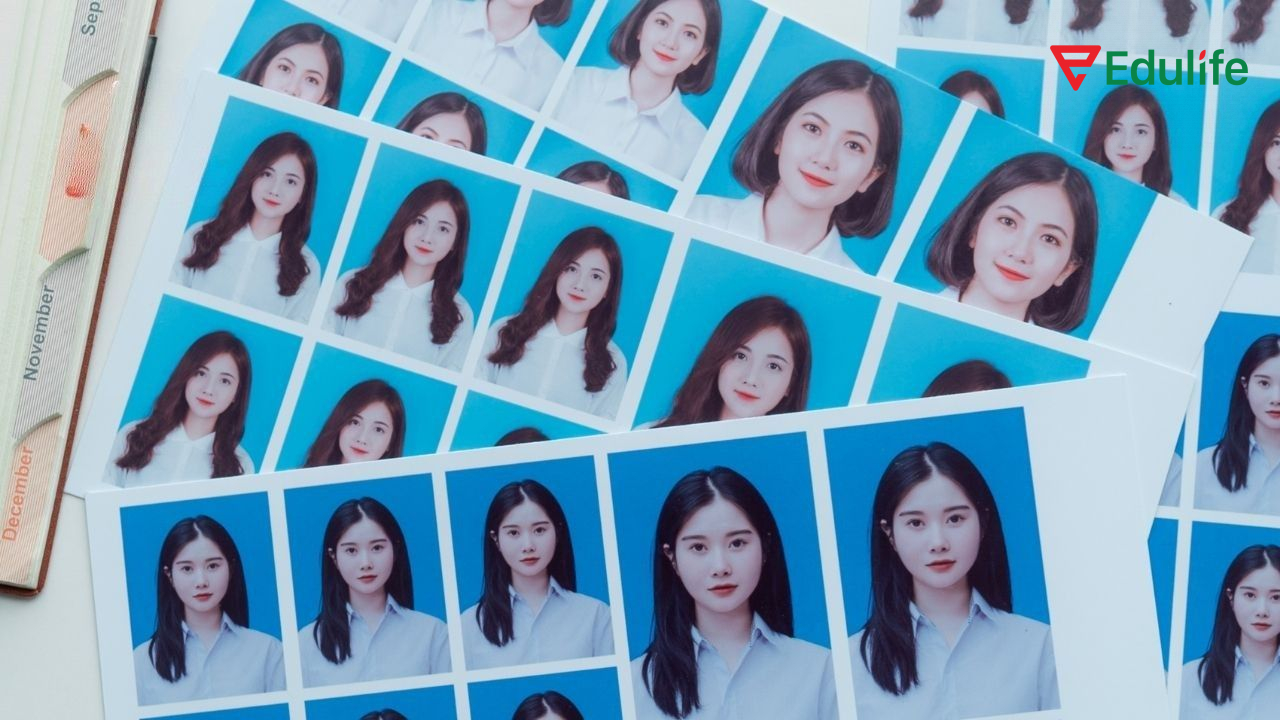 Ảnh thẻ dự thi VSTEP cần được chụp chính diện, rõ nét