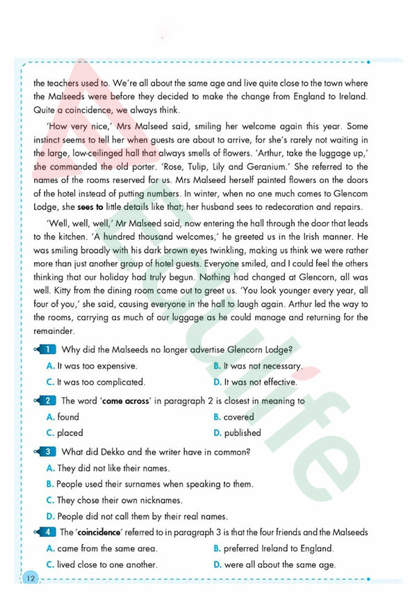 Bài đọc ở cấp độ B2 Vstep thường sử dụng nhiều từ vựng học thuật hơn so với B1 Vstep