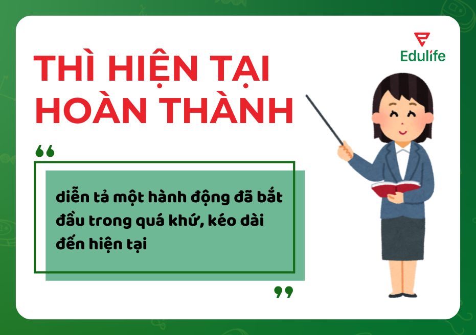 Định nghĩa thì hiện tại hoàn thành
