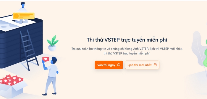 Luyenthivstep.vn là một trang web thi thử tiếng Anh B1 online miễn phí có giao diện dễ dùng