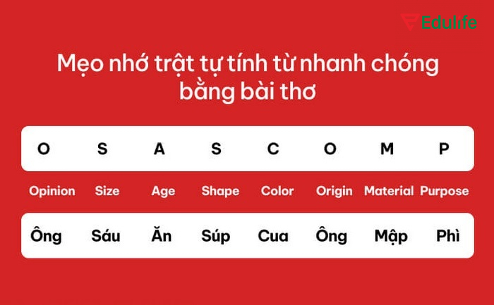 Mẹo nhớ quy tắc OSASCOMP