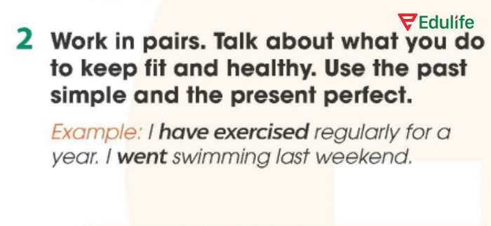 Để làm bài tập Tiếng Anh 11 Unit 1 Language phần Grammar 2, bạn cần chuẩn bị ý tưởng hoạt động tốt cho sức khỏe, vóc dáng và giao tiếp với bạn bè