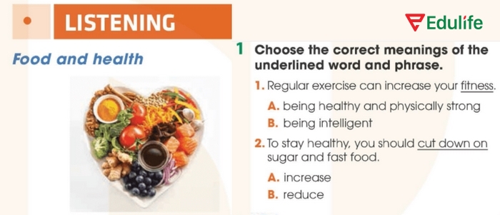 Yêu cầu bài tập 1 Tiếng Anh 11 Unit 1 Listening