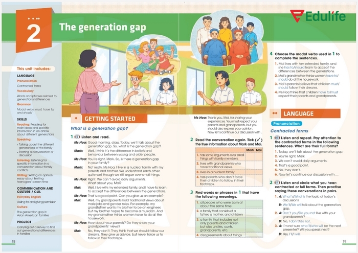 Nội dung bài đọc của phần tiếng Anh 11 Unit 2 Getting Started