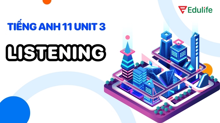 Phần tiếng Anh 11 Unit 3 Listening giới thiệu bài nghe chủ đề trải nghiệm sống trong một “thành phố thông minh” của nhân vật Ms. Stevens