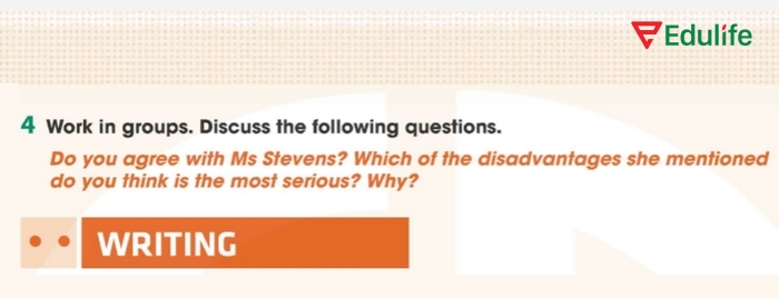 Yêu cầu của bài tập 4 phần tiếng Anh 11 Unit 3 Listening