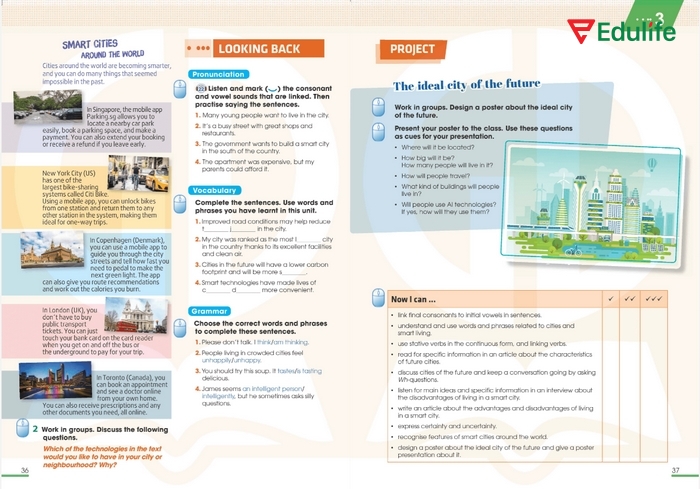 Sau học phần tiếng Anh 11 Unit 3 Looking Back, học sinh sẽ nhớ, vận dụng tốt hơn nhiều từ vựng, cấu trúc ngữ pháp khi nói và viết