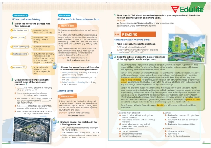 Phần tiếng Anh 11 Unit 3 Reading có 5 bài tập, rèn luyện nhiều kỹ năng sử dụng ngôn ngữ cho học sinh