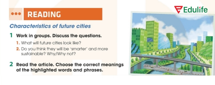 Yêu cầu của bài tập 1 phần tiếng Anh 11 Unit 3 Reading