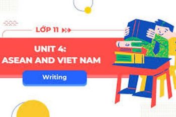tiếng Anh 11 Unit 4 Writing