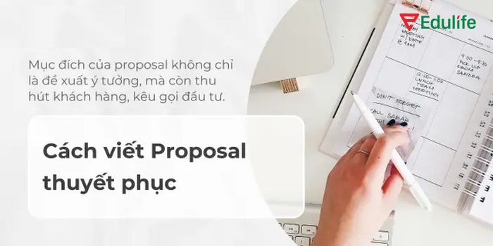 Để viết Proposal thuyết phục, đầu tiên các em cần nắm rõ cấu trúc 5 phần của Proposal 