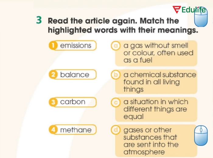 Yêu cầu của bài tập 3 phần tiếng Anh 11 Unit 5 Reading