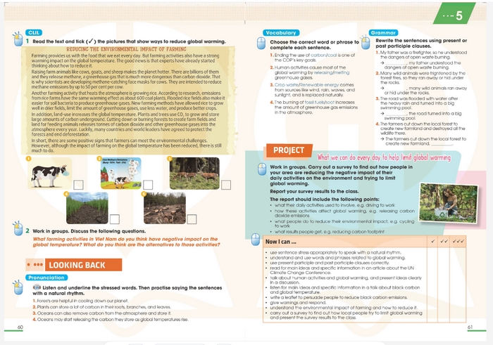 Tổng quan nội dung bài học tiếng Anh 11 Unit 5 Looking Back trong sách giáo khoa