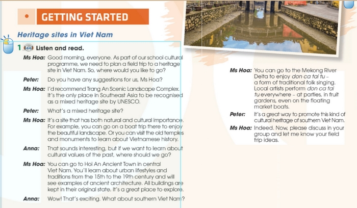 Chi tiết nội dung bài đọc của phần tiếng Anh 11 Unit 6 Getting Started