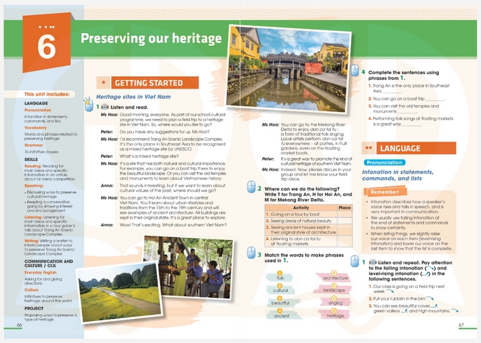 Bài học tiếng Anh 11 Unit 6 Language là cơ hội để học sinh phát triển toàn diện các kỹ năng tiếng Anh trong ngữ cảnh thực tế