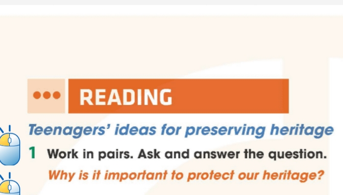 Chi tiết yêu cầu bài tập 1 phần tiếng Anh 11 Unit 6 Reading