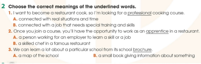 Yêu cầu bài 2 tiếng Anh 11 Unit 7 listening