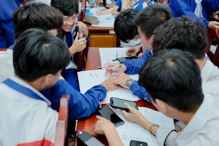 Kỹ năng làm việc nhóm sẽ được phát huy tốt nhất để học sinh hoàn thành bài tập Project này