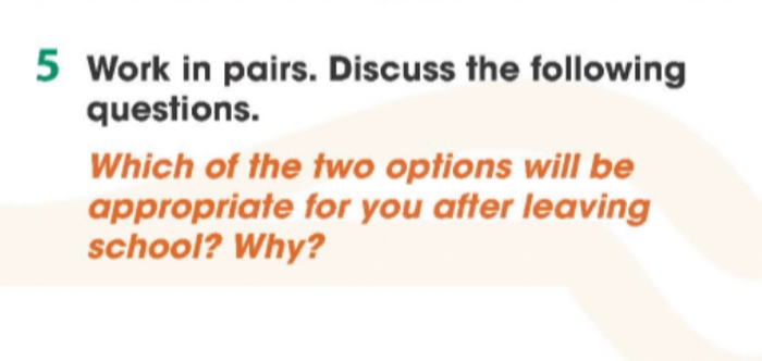 Yêu cầu của bài tập 5 phần tiếng Anh 11 Unit 7 Reading