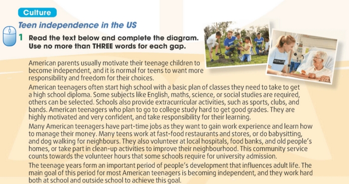 Nội dung của bài tập Culture 1 tiếng Anh 11 Unit 8 Communication and Culture