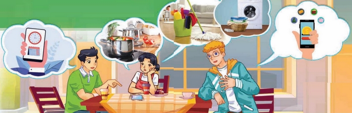 Nội dung tiếng Anh 11 Unit 8 Getting Started khai thác mối quan hệ giữa học sinh và cha mẹ qua lời kể của các nhân vật