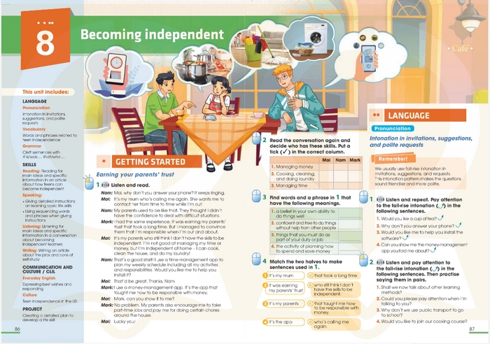 Nội dung bài học tiếng Anh 11 Unit 8 Language được coi là trọng tâm nhất Unit