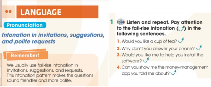 Yêu cầu bài tập Pronunciation 1 phần tiếng Anh 11 Unit 8 Language