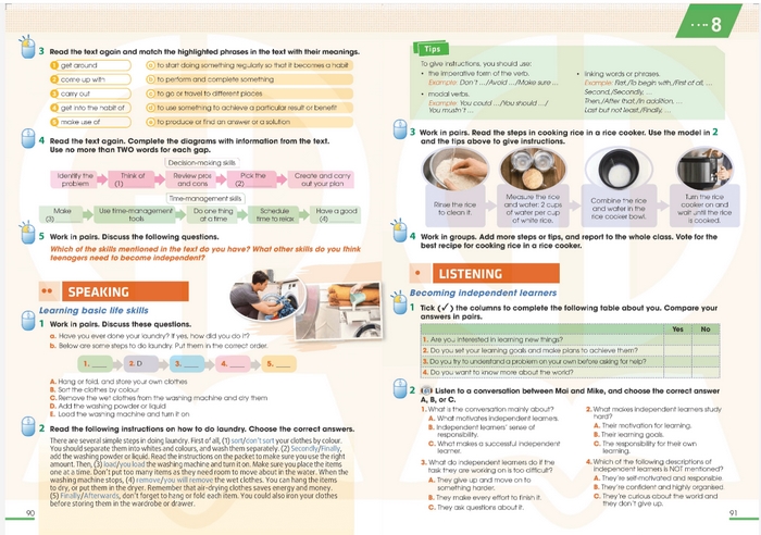 Toàn bộ nội dung phần tiếng Anh 11 Unit 8 Speaking