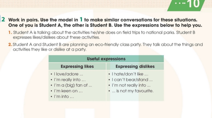 Yêu cầu bài tập Everyday English 2 tiếng Anh 11 Unit 10 Communication and Culture