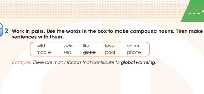 Yêu cầu của bài tập Grammar 2 tiếng Anh 11 Unit 10 Language