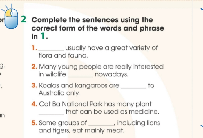 Yêu cầu của bài tập Vocabulary 2 tiếng Anh 11 Unit 10 Language