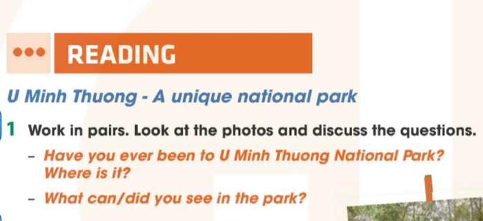 Yêu cầu của bài 1 tiếng Anh 11 Unit 10 Reading