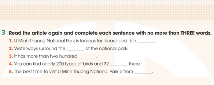 Yêu cầu bài tập 3 tiếng Anh 11 Unit 10 Reading 