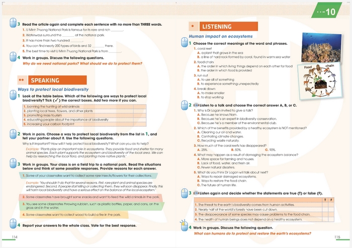 Phần tiếng Anh 11 Unit 10 Speaking xuất hiện ở trang 114 của SGK Global Success