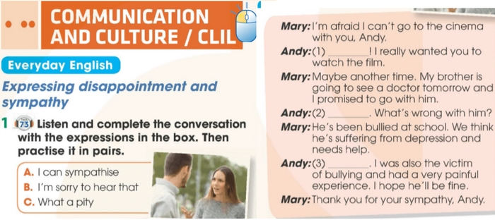 Chi tiết yêu cầu của Everyday English 1 tiếng Anh 11 Unit 9 Communication and Culture